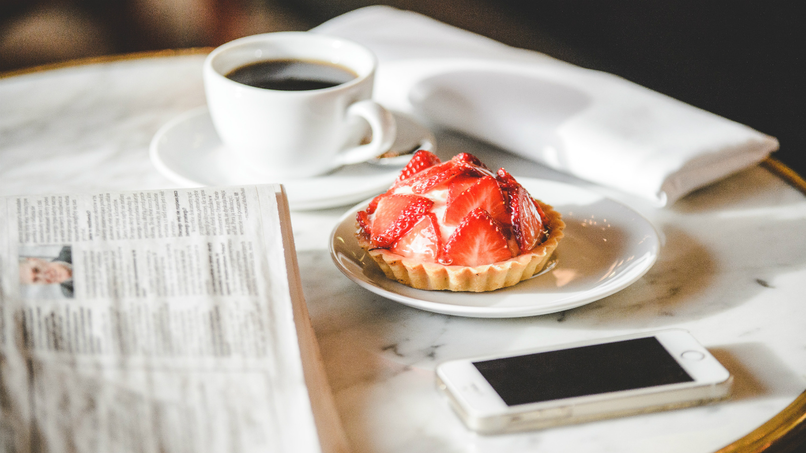 Dessert at Cafe Bristol